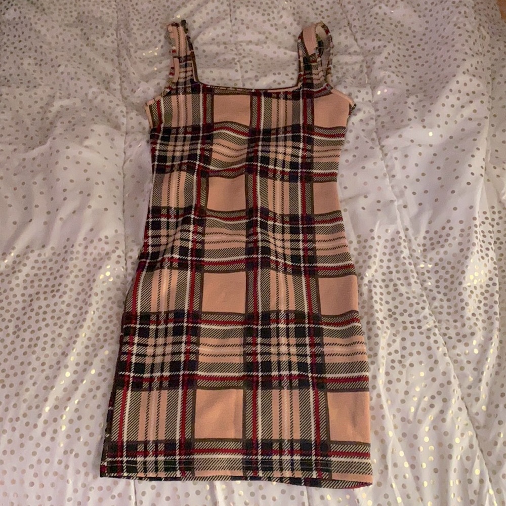 plaid dress from shein never worn.